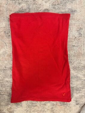 Vintage American Eagle Bold Red Tube Top